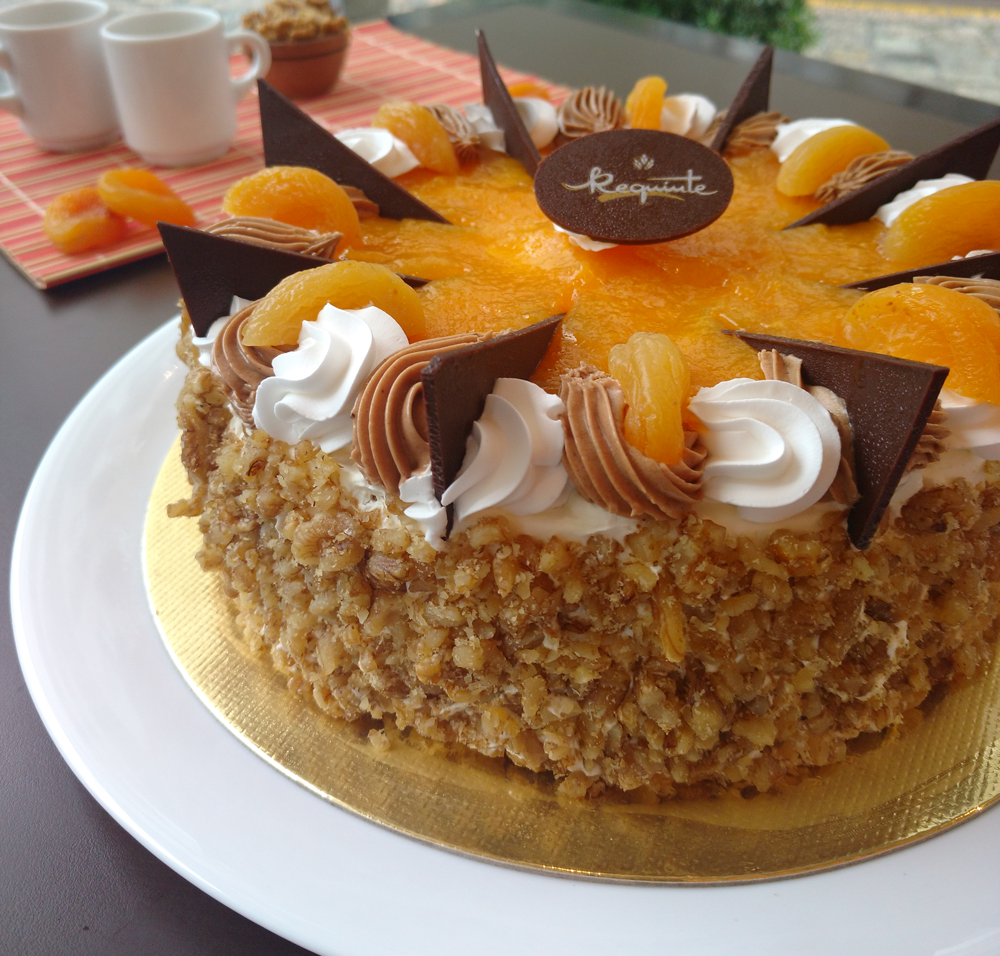 Bolo de Laranja com Damasco